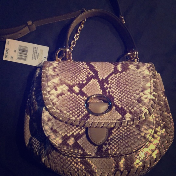 MICHAEL Michael Kors Handbags - Michael Kors embossed leather messenger bag NWT